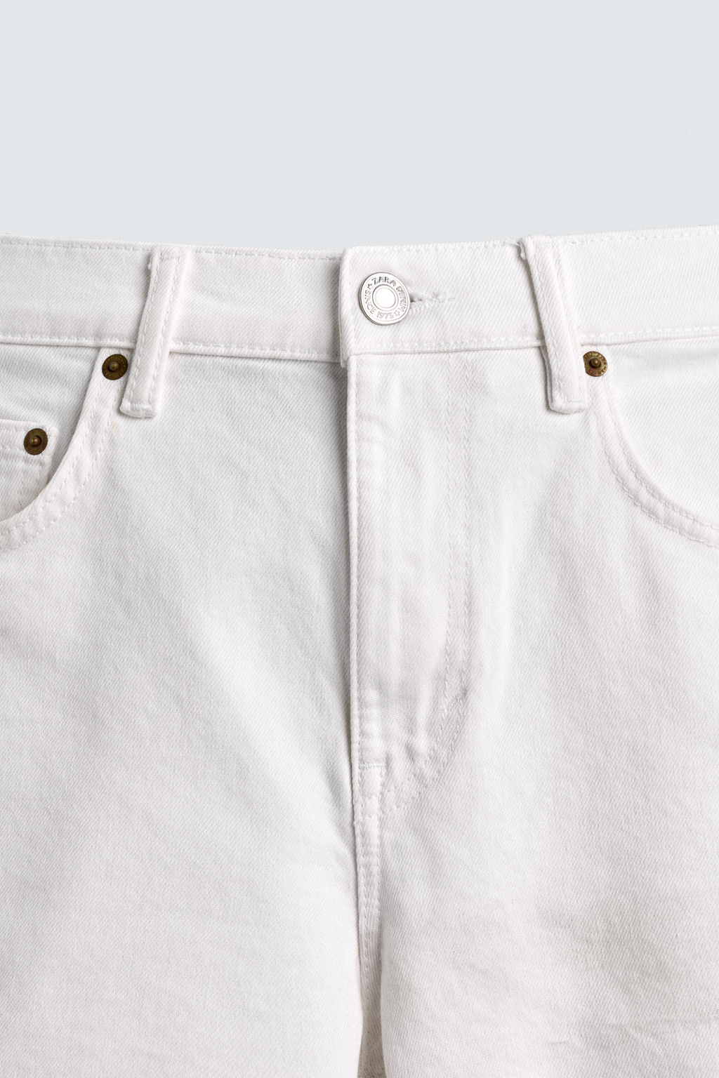 BERMUDA DENIM REGULAR FIT / Blanco roto - Zara фото 9