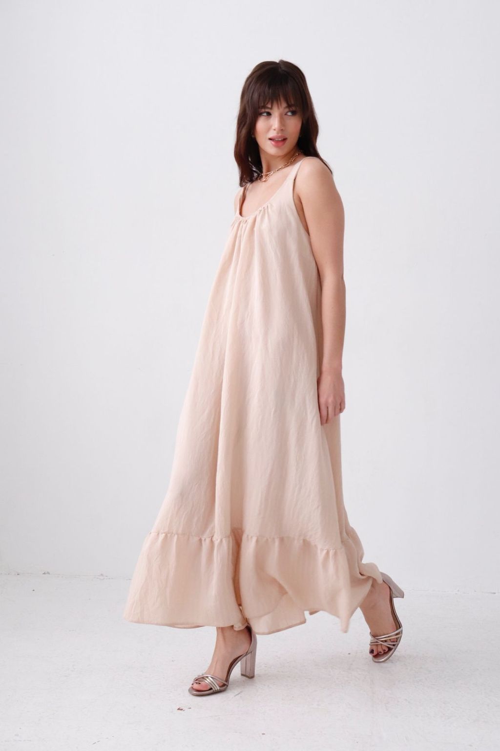 Платье Мальдивы для пляжа и фотосъёмки в цвете экрю - Martichelli фото 4