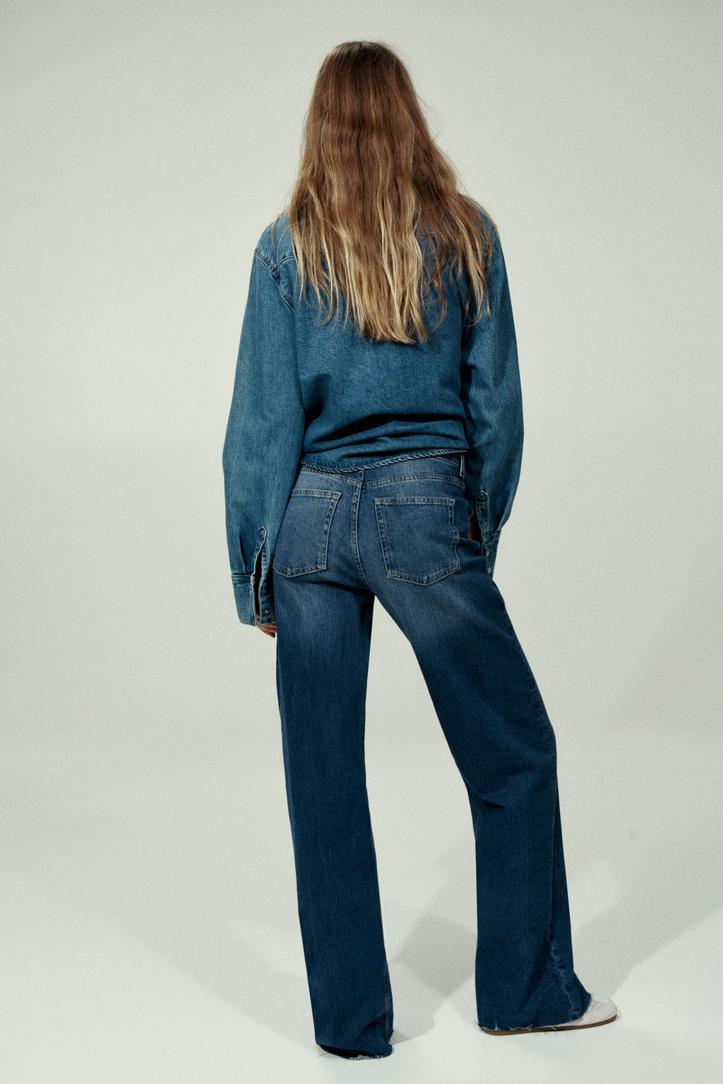 Wide High Waist Jeans - H&m фото 22
