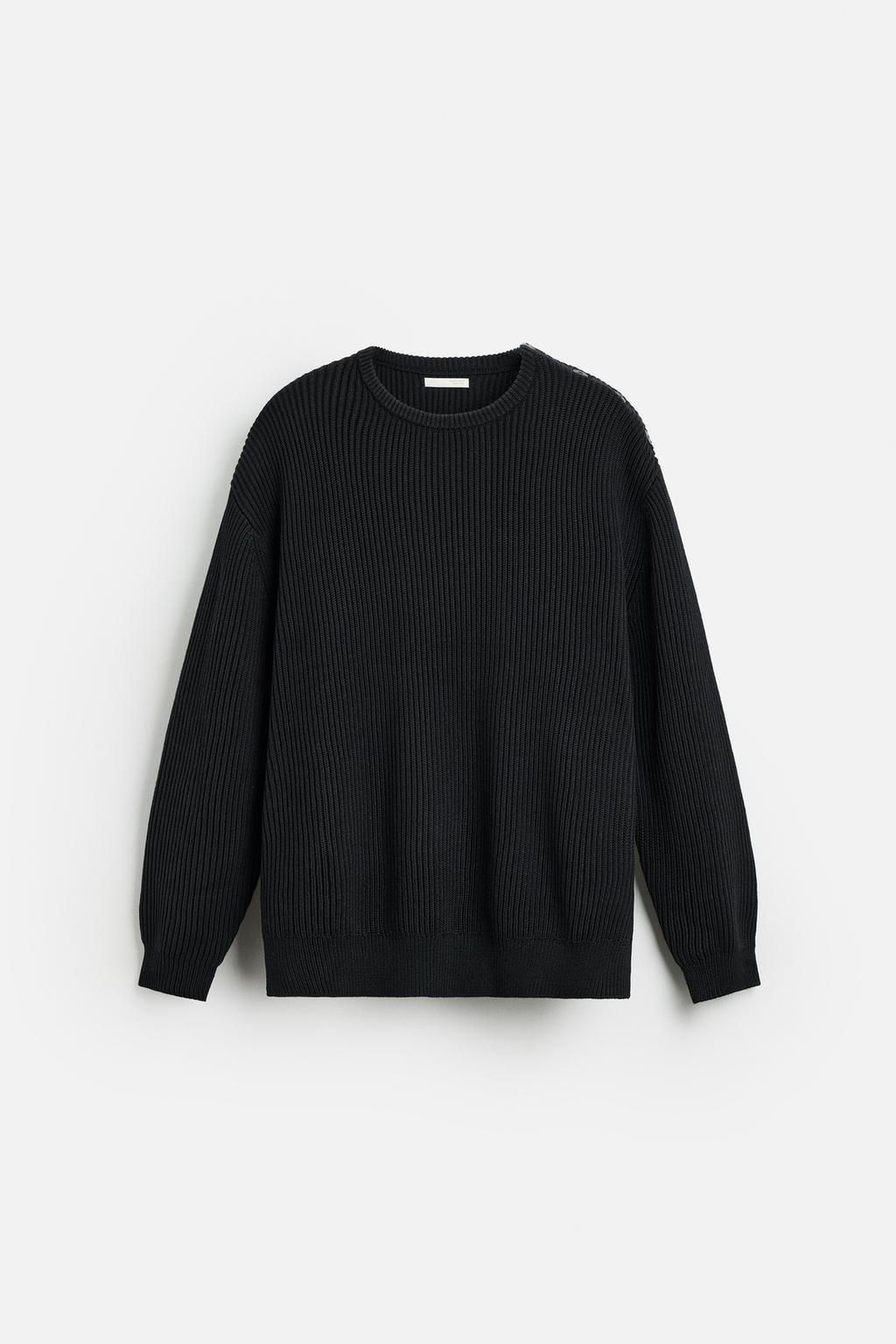 TEXTURED SWEATER WITH BUTTONS - Zara фото 5