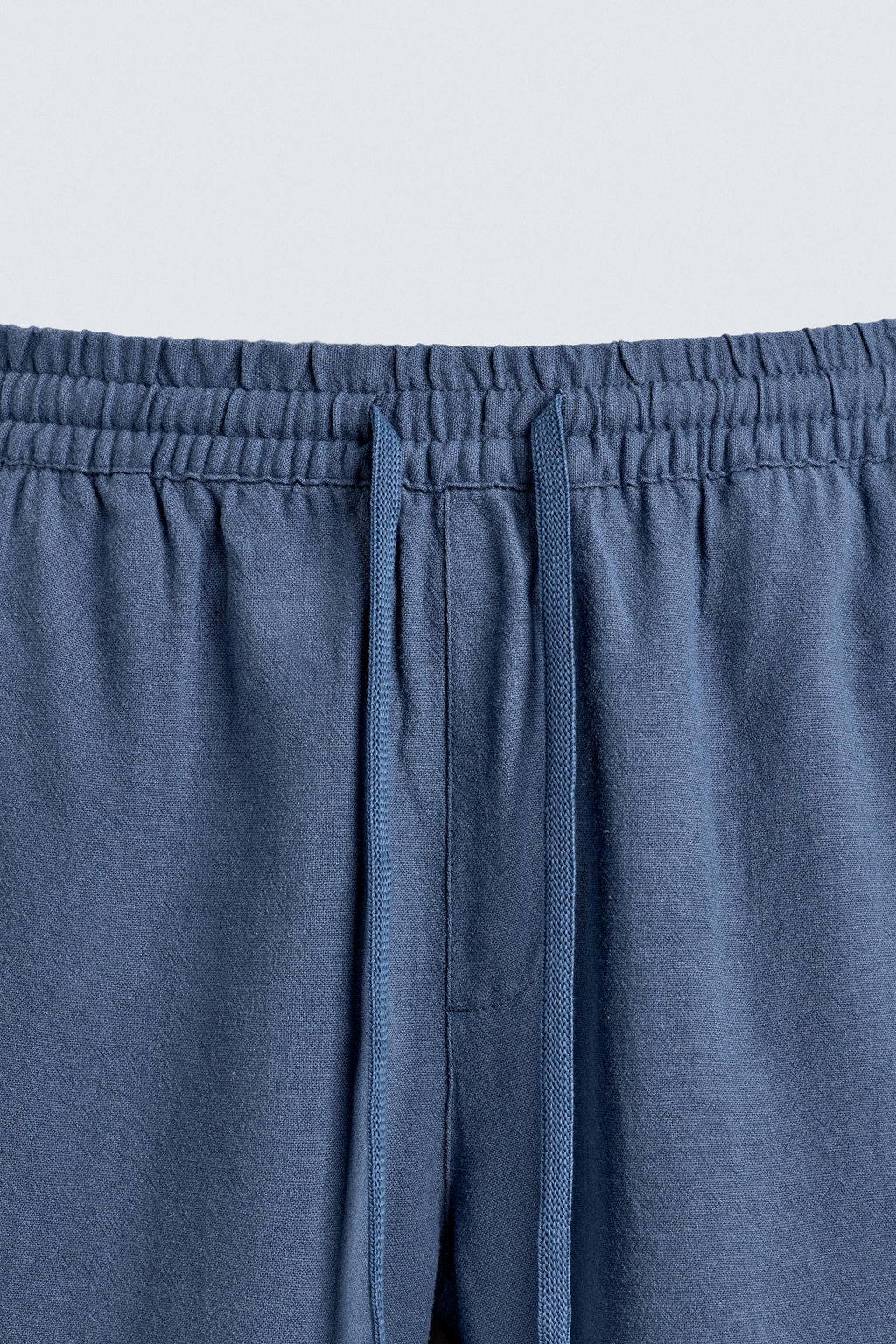 BERMUDA RELAXED FIT VISCOSA - LINO / Azul claro - Zara фото 9