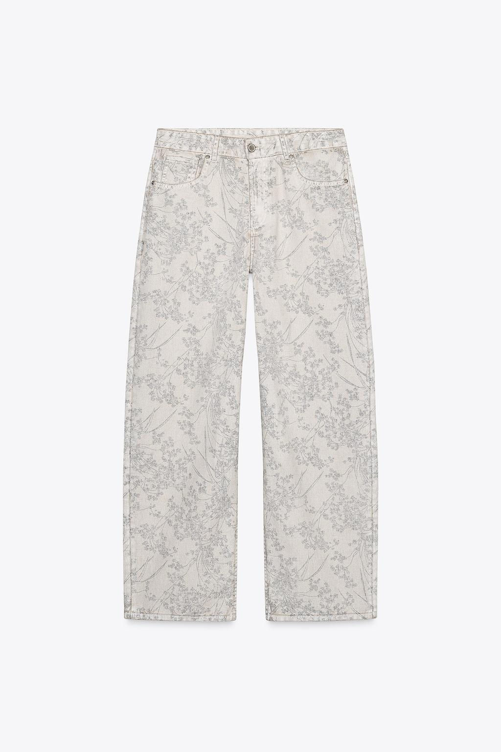 ZW COLLECTION MID-WAIST BALLOON JEANS - Zara фото 7