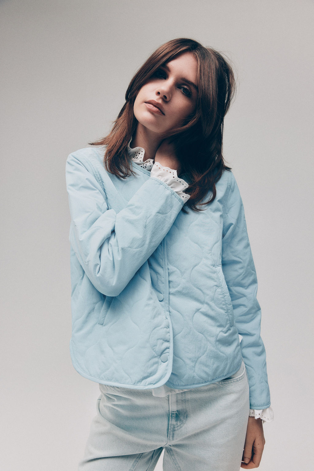 Chaqueta acolchada de nailon - H&m фото 7