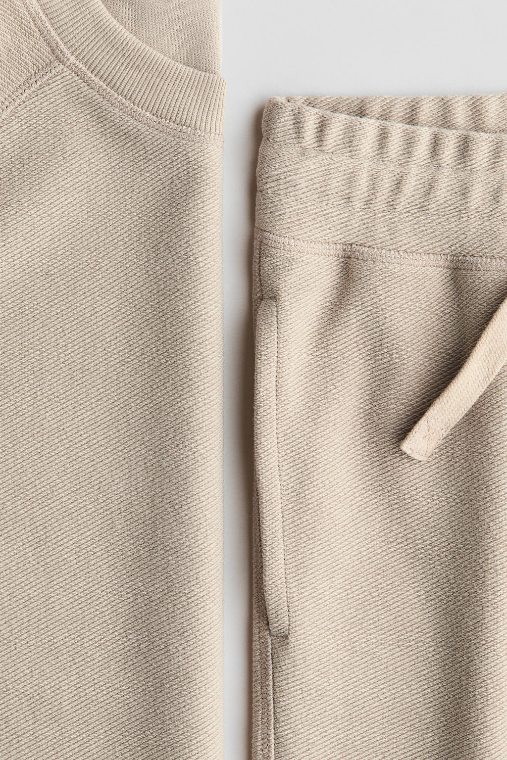 Conjunto de sudadera y joggers con textura - H&m фото 2