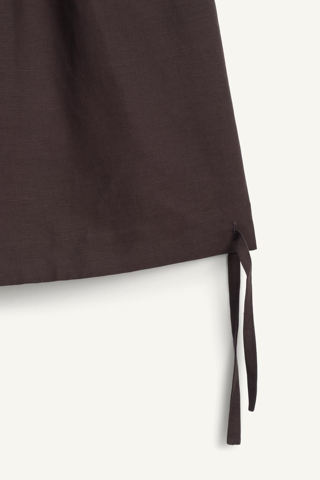 LIMITED EDITION LYOCELL-LINEN BERMUDA SHORTS - Zara фото 9