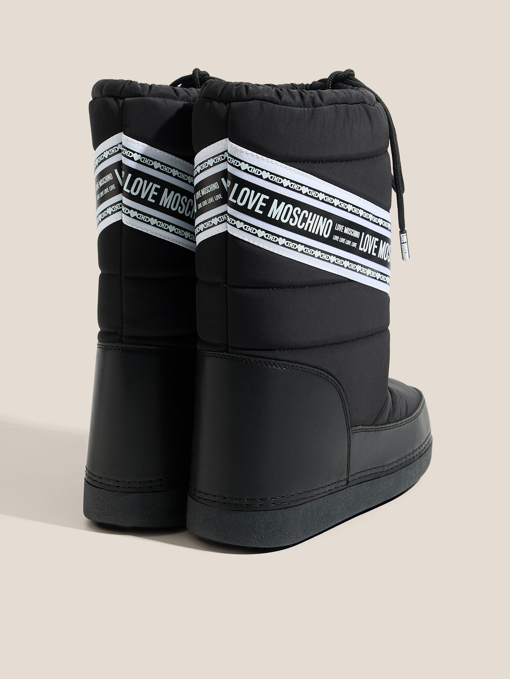 Женские дутики LOVE MOSCHINO SKI BOOT Артикул 4562687, черный  фото 5