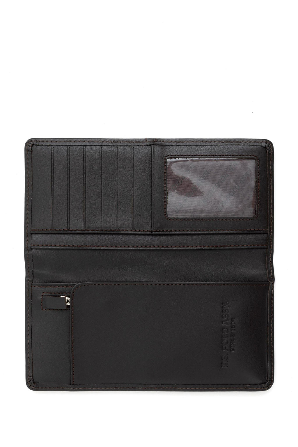 Мужской коричневый кошелек - U.s. polo assn фото 5