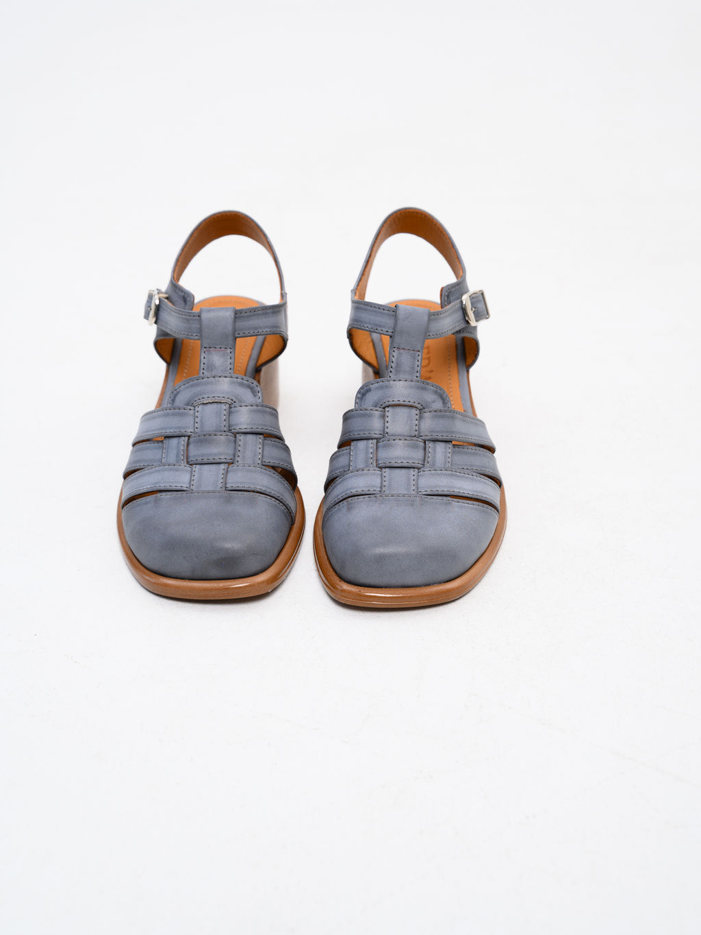 Босоножки 5035.23663bе.Вакса серая +коричневый