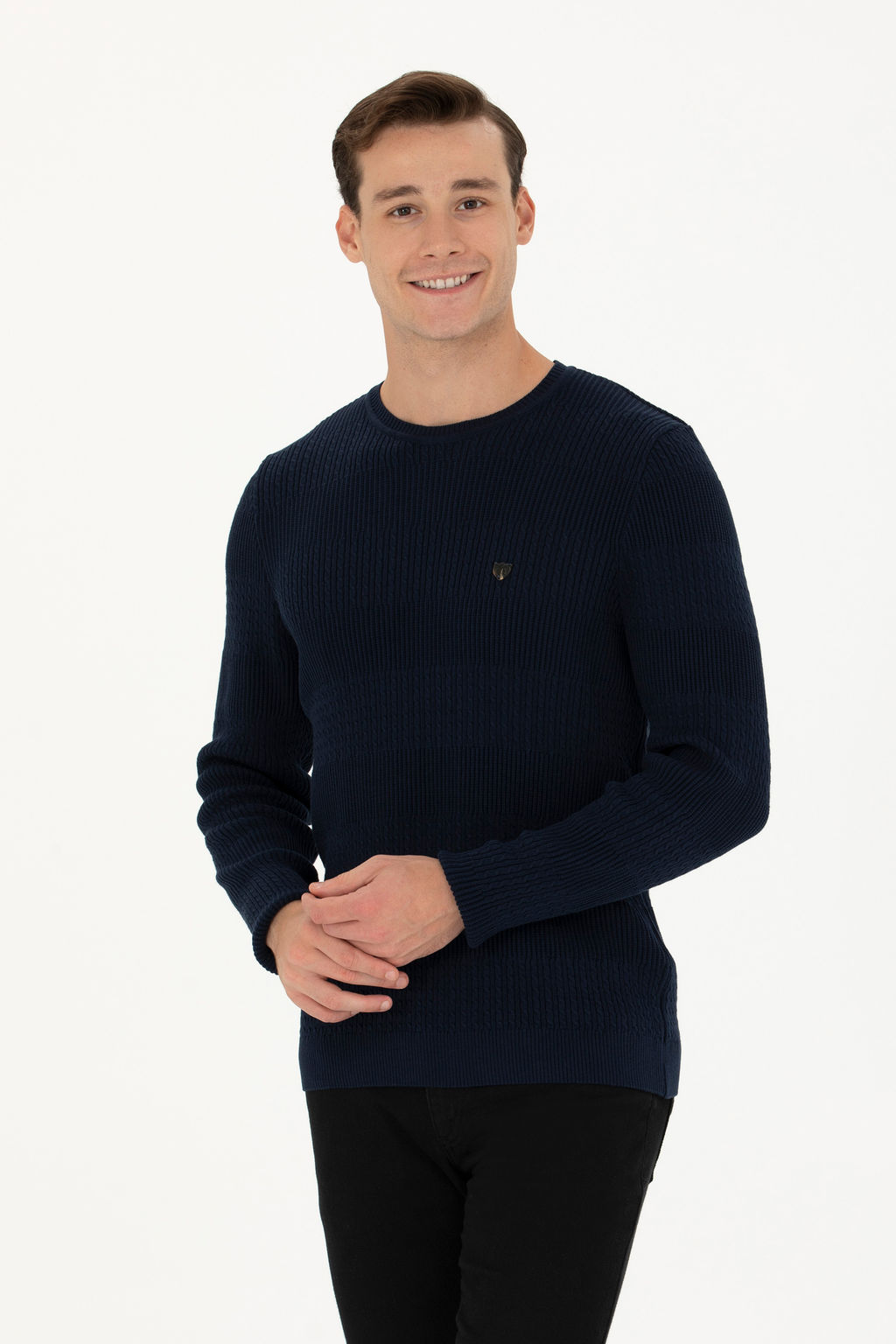 U. S. Polo Assn Мужской темно-синий свитер - U.s. polo assn фото 15