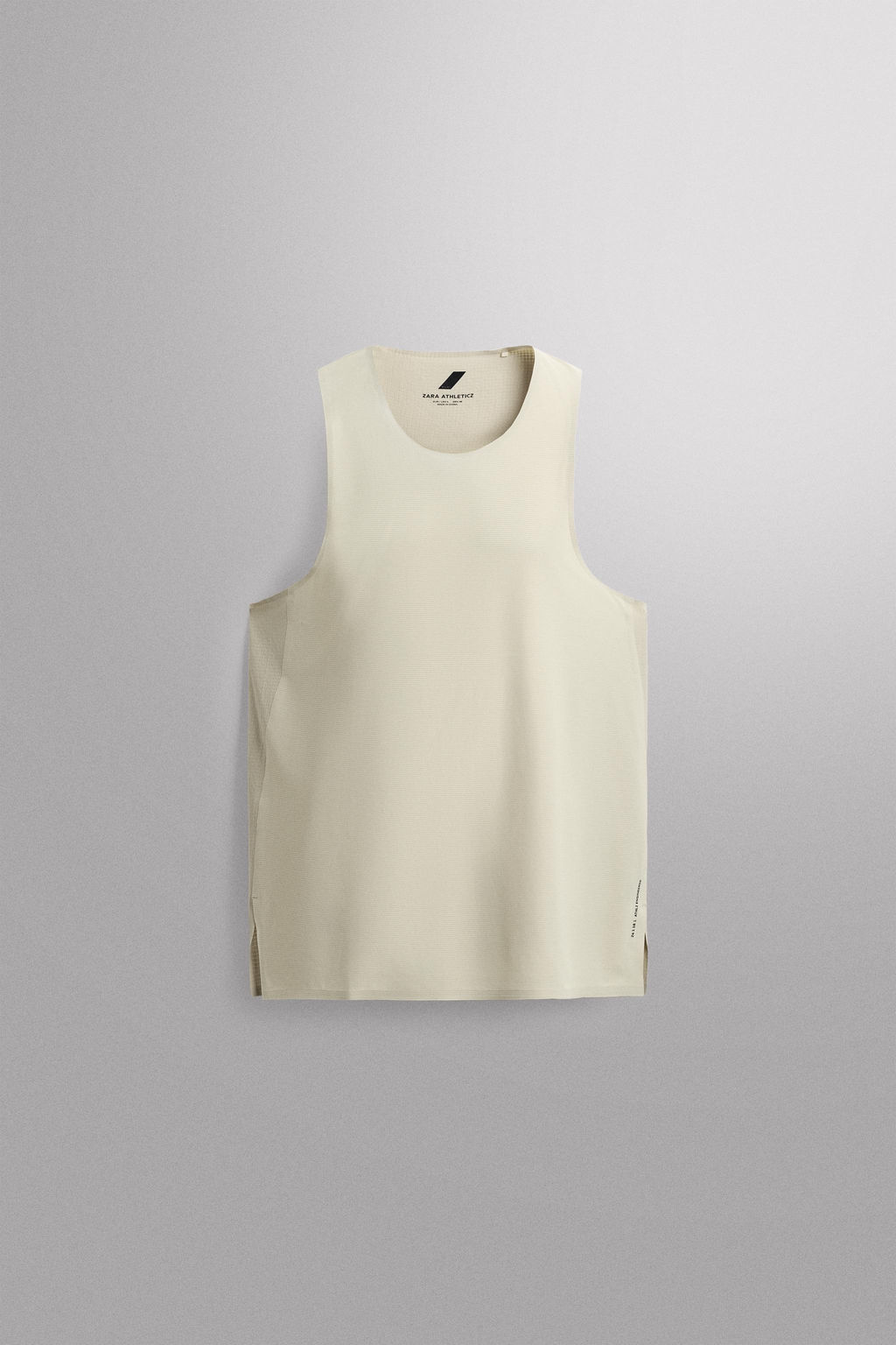 CAMISETA TANK LIGERA RUNNING / Verde gris