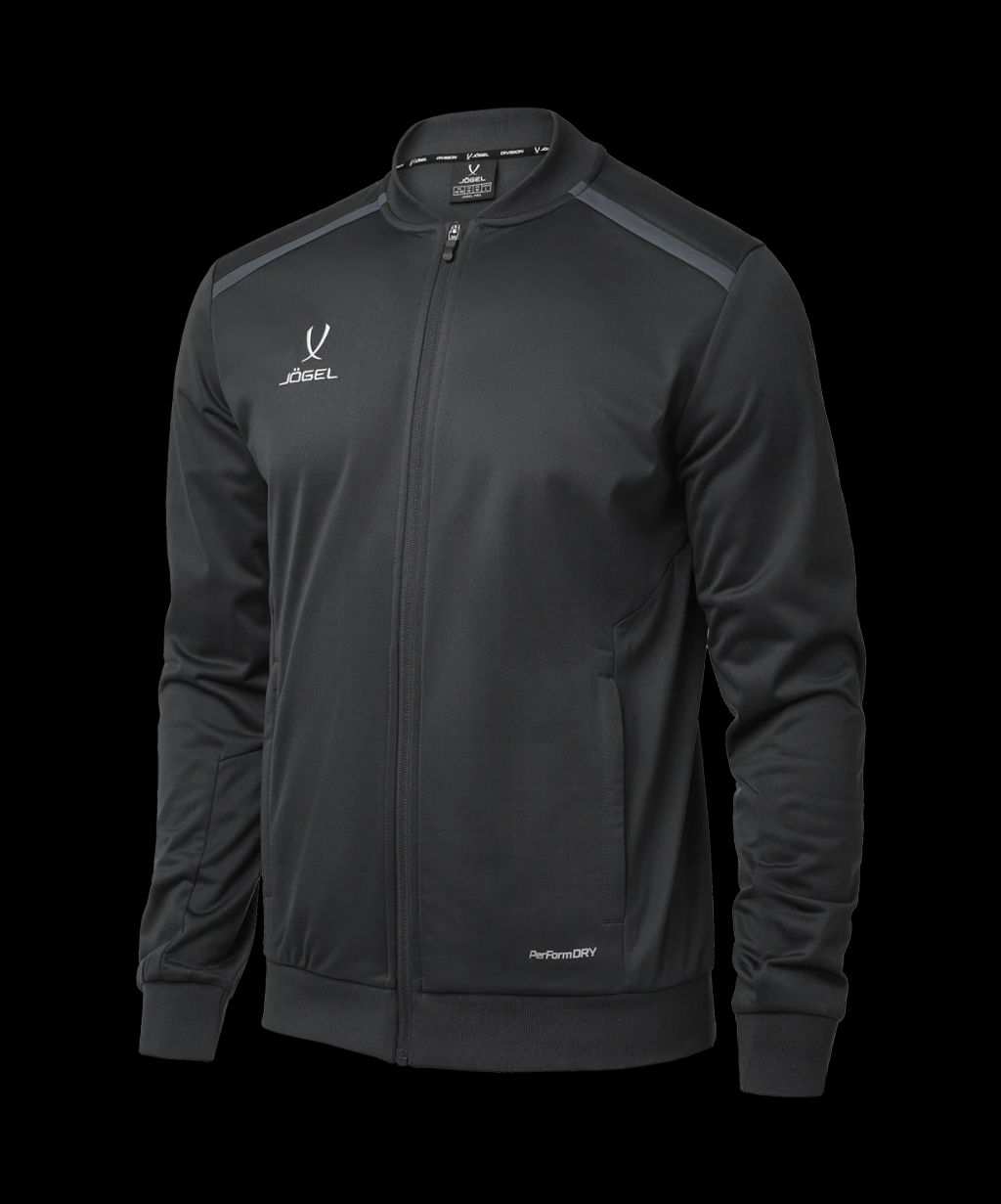 Олимпийка JOGEL DIVISION PerFormDRY Pre-match Knit Jacket, черный, детский