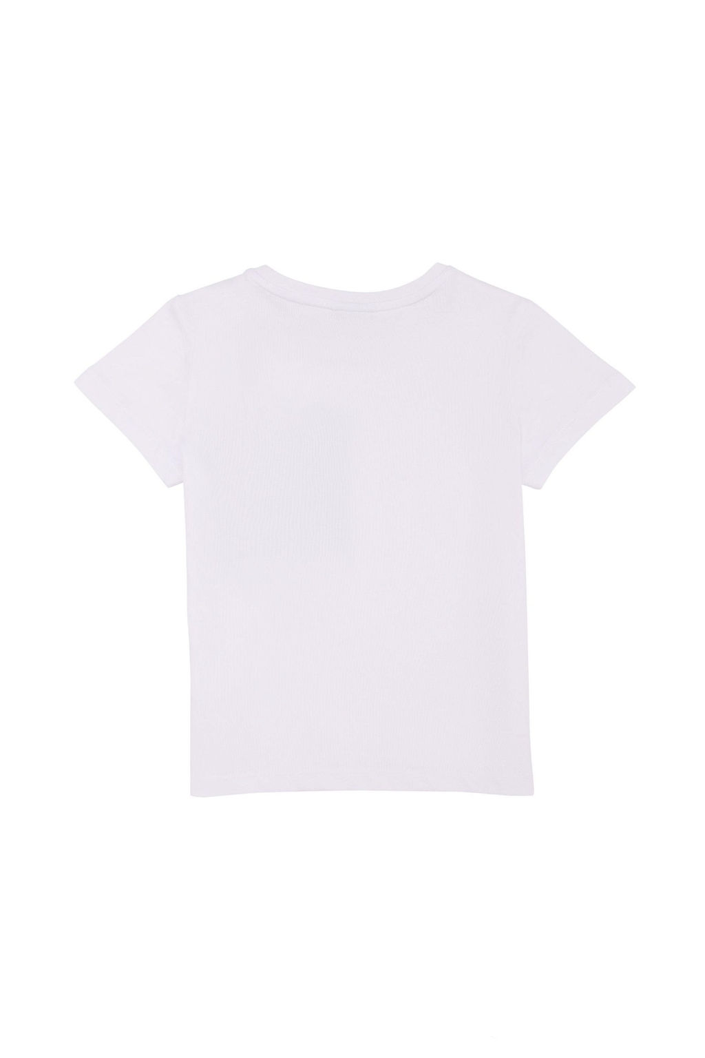 Детская белая футболка с круглым вырезом Неожиданная скидка в корзине - U.s. polo assn фото 4