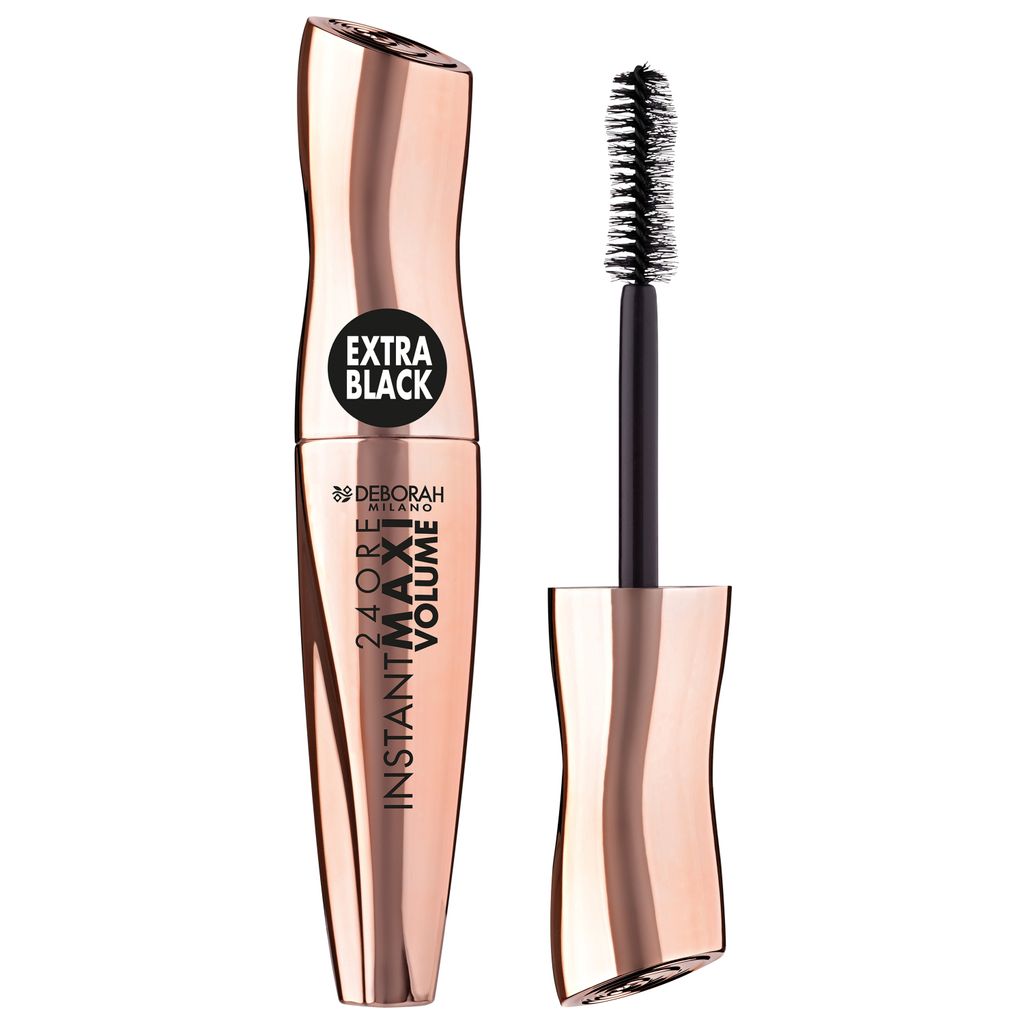 DEBORAH Тушь для ресниц максимальный объем 24ORE INSTANT MAXI VOLUME MASCARA тон ультра черный 12 мл  фото 2