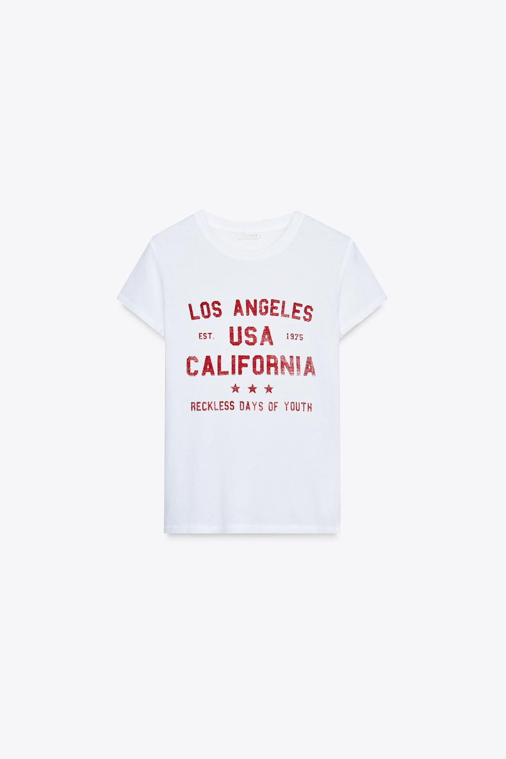 WASHED-EFFECT T-SHIRT - Zara фото 11
