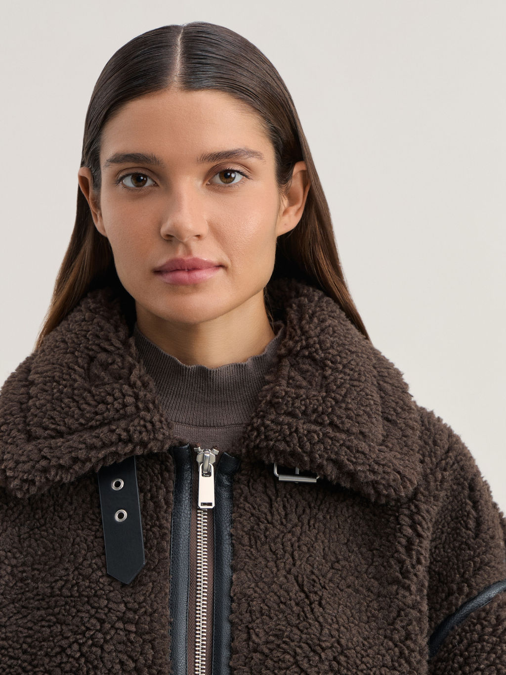 Дублёнка из искусственного меха / Zarina  фото 8