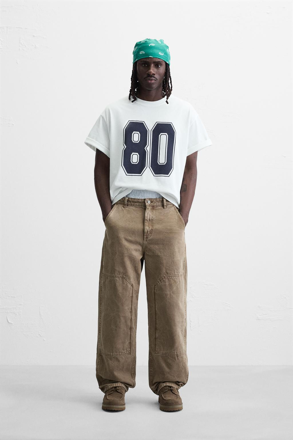 RETRO NUMBER PRINT T-SHIRT