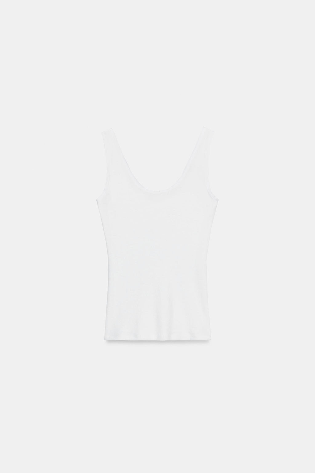 CAMISETA TIRANTES COMBINADA / Blanco