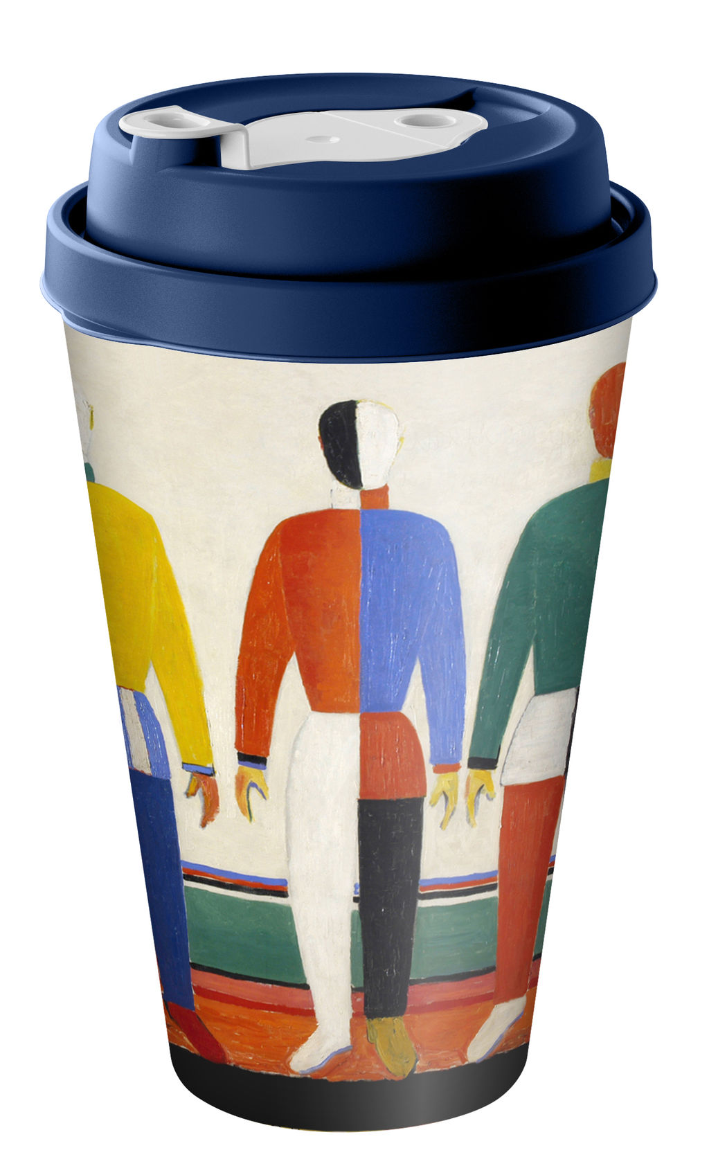 Цена за 2 шт. Стакан с крышкой 550мл с декором с клапаном "Искусство" (микс) 223134690/00