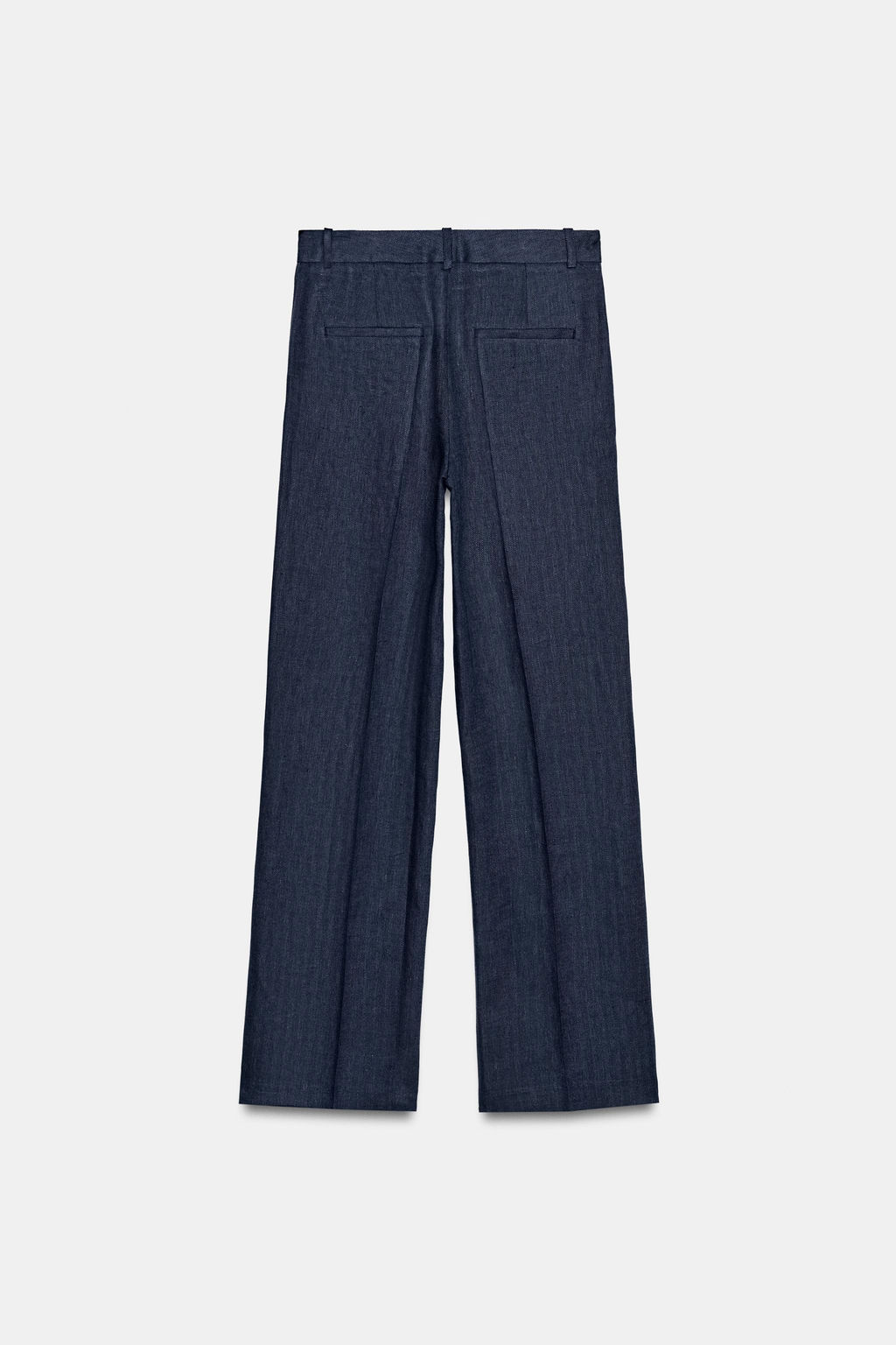 PANTAL?N ESPIGA 100% LINO / ?ndigo - Zara фото 6