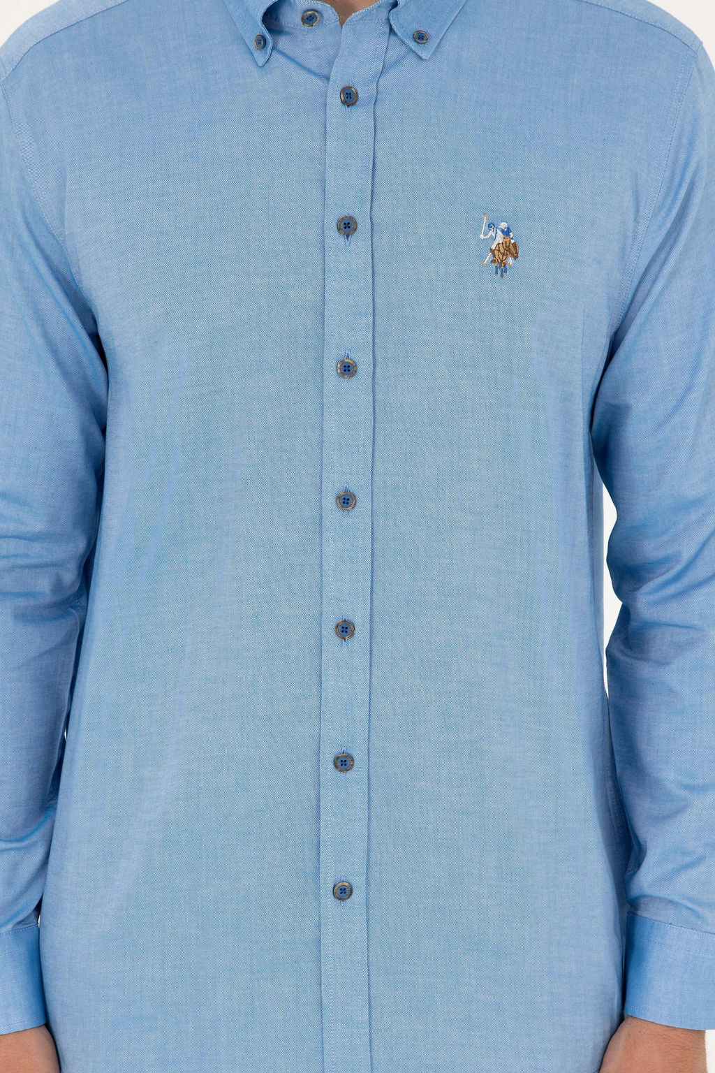 U. S. Polo Assn / Мужская базовая рубашка Saks с длинным рукавом - U.s. polo assn фото 6