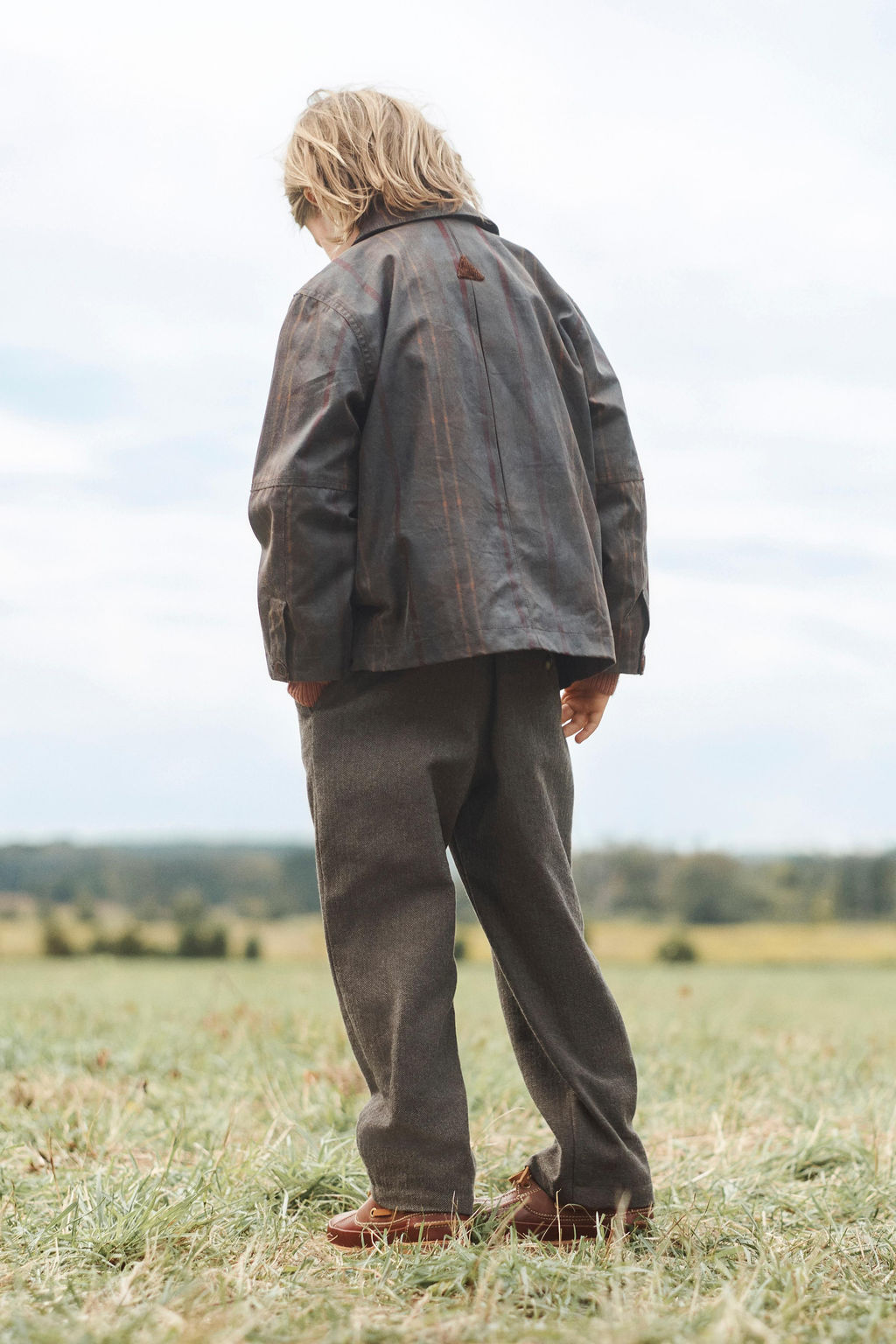 LIMITED EDITION CHECK WAXED COAT