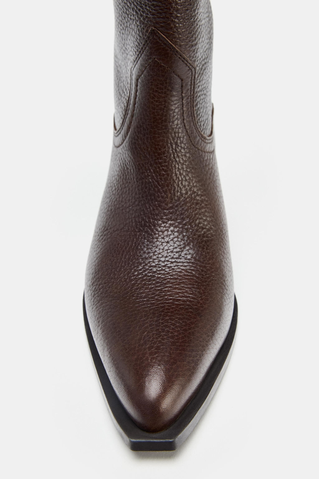 LEATHER KNEE-HIGH BOOTS - Zara фото 29
