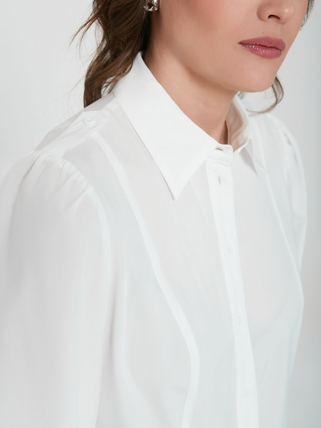 Блузка полуприлегающего силуэта - Priz фото 12