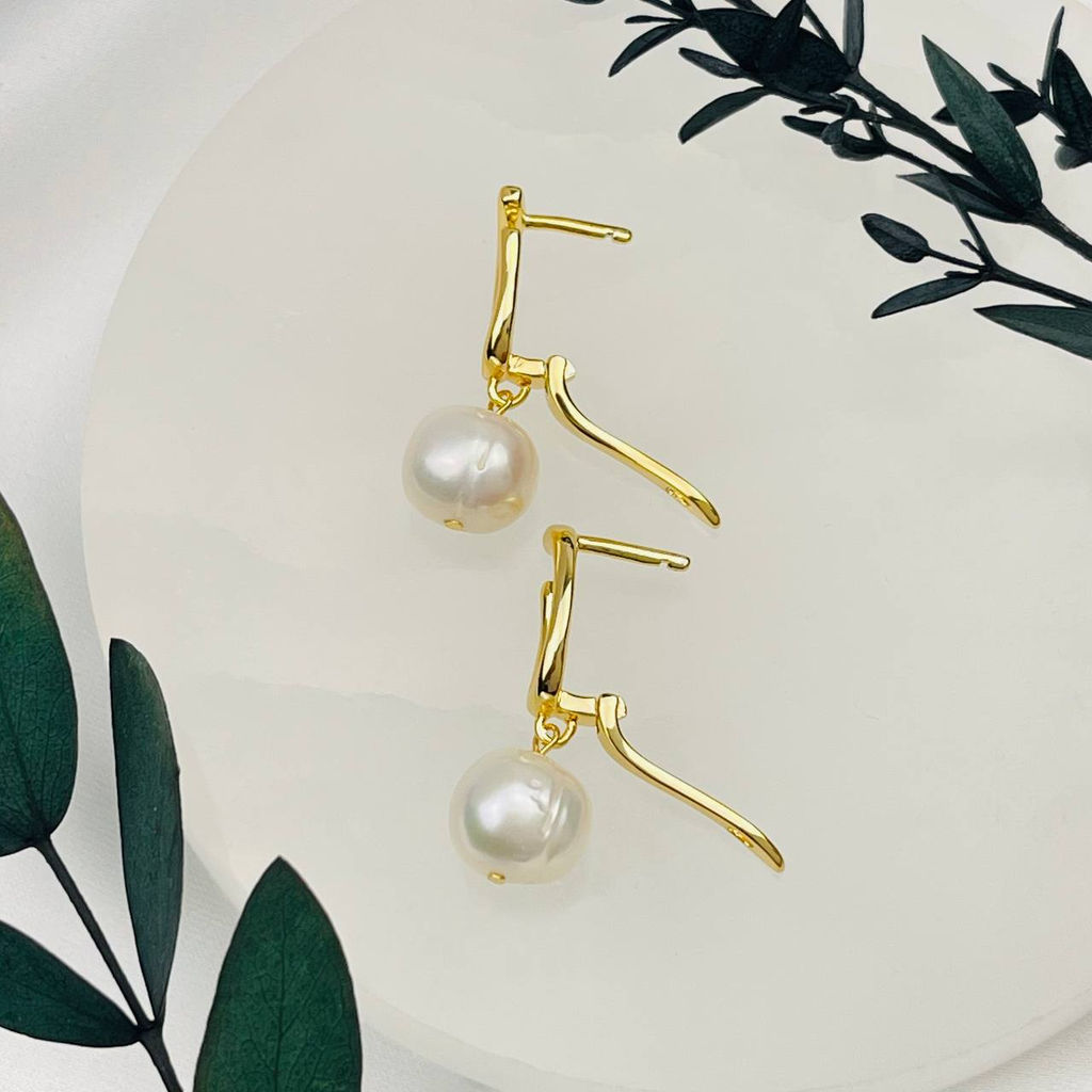 Серьги из белого Жемчуга - Радуга самоцветов фото 3