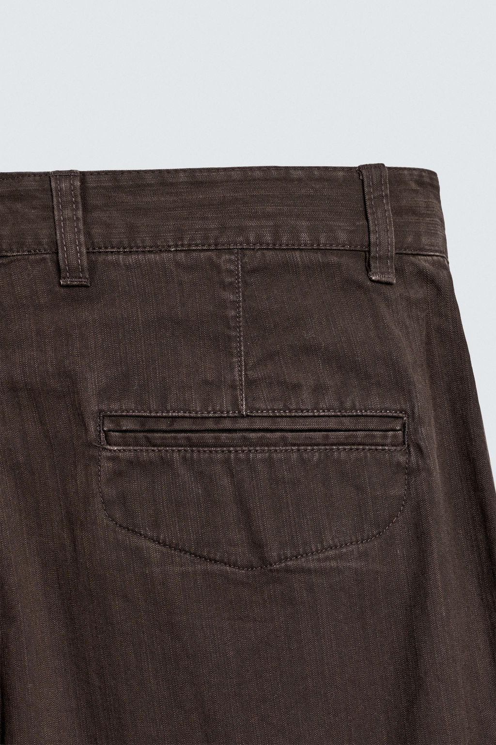 PANTAL?N RELAXED FIT BOLSILLO PETO / Marr?n - Zara фото 11