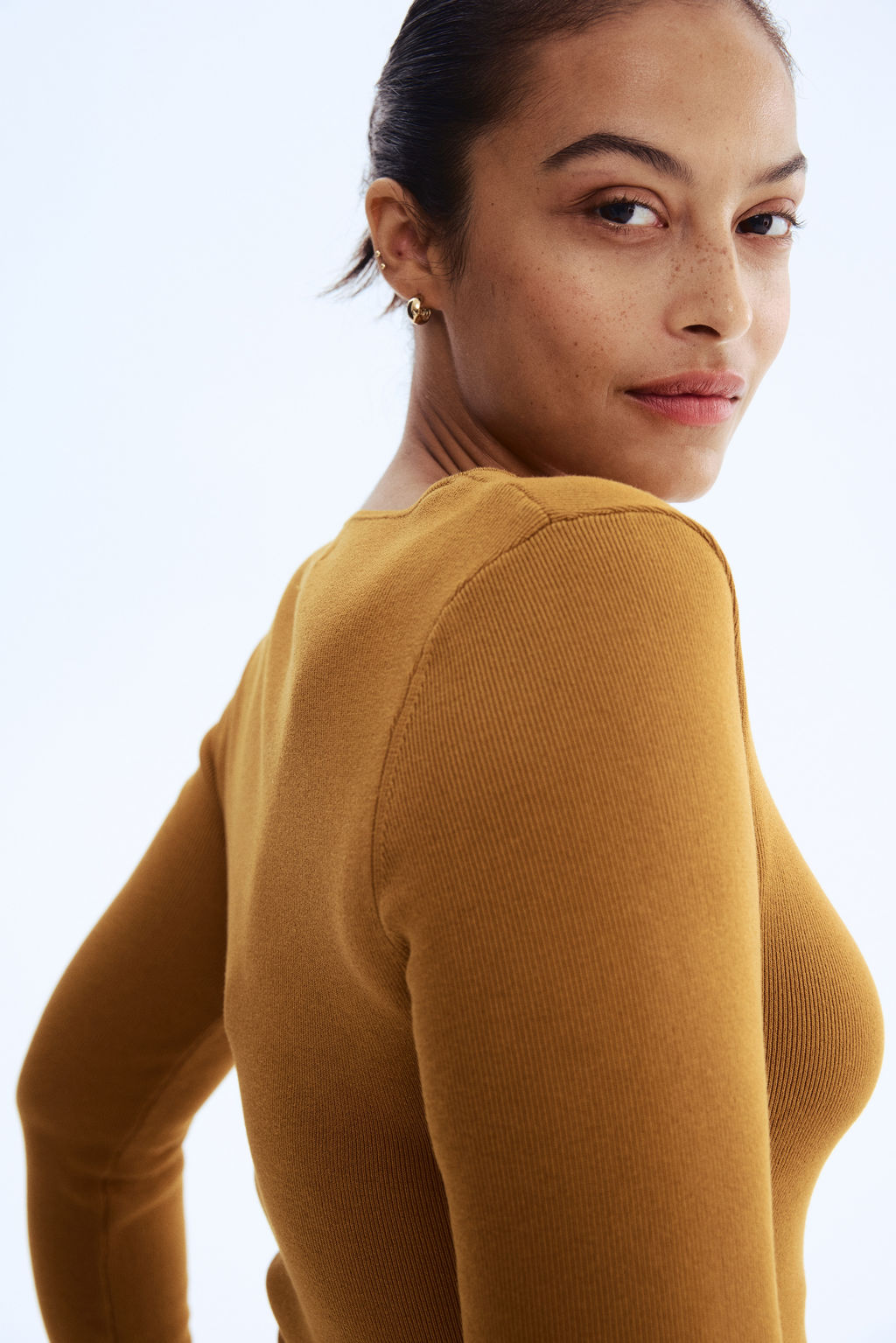Top con escote cuadrado - H&m фото 8