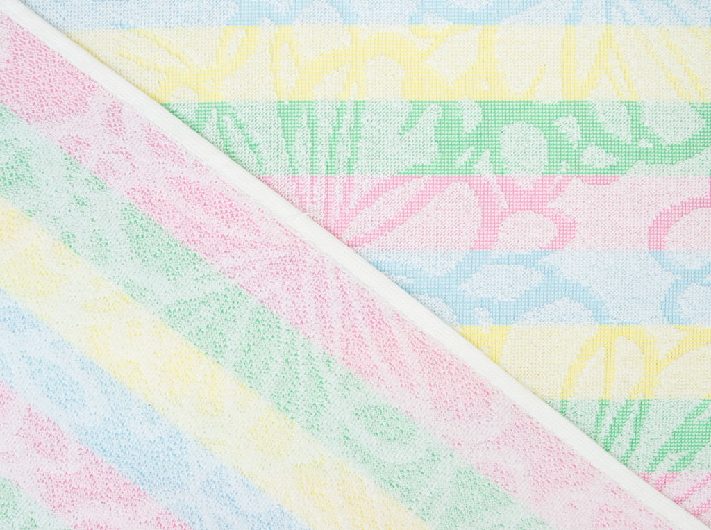 Полотенце махровое 6с102.411ж1 Волнянка (св.радужка1) 67х150см