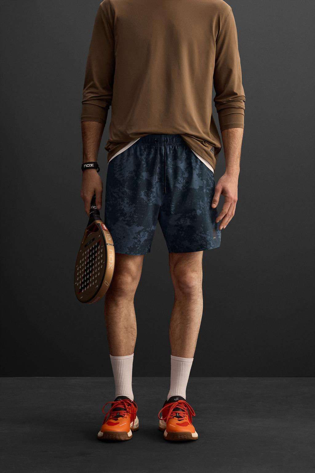 PRINTED TRAINING SHORTS - Zara фото 10