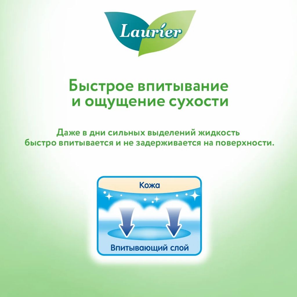 Женские дневные супертонкие гигиенические прокладки с крылышками 22,5 см 20 шт / Laurier F  фото 8