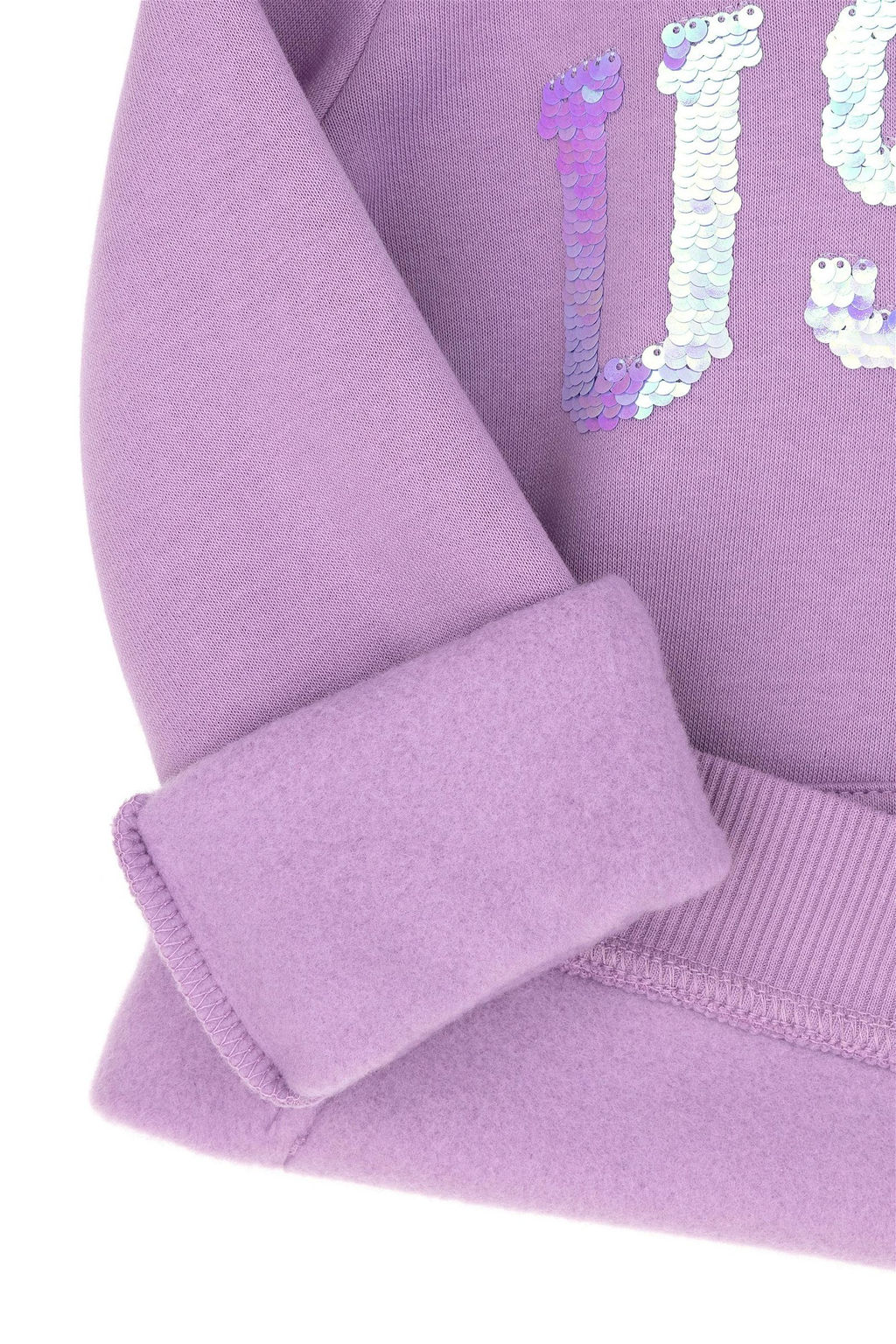 Детская сиреневая базовая толстовка с капюшоном Неожиданная скидка в корзине - U.s. polo assn фото 4