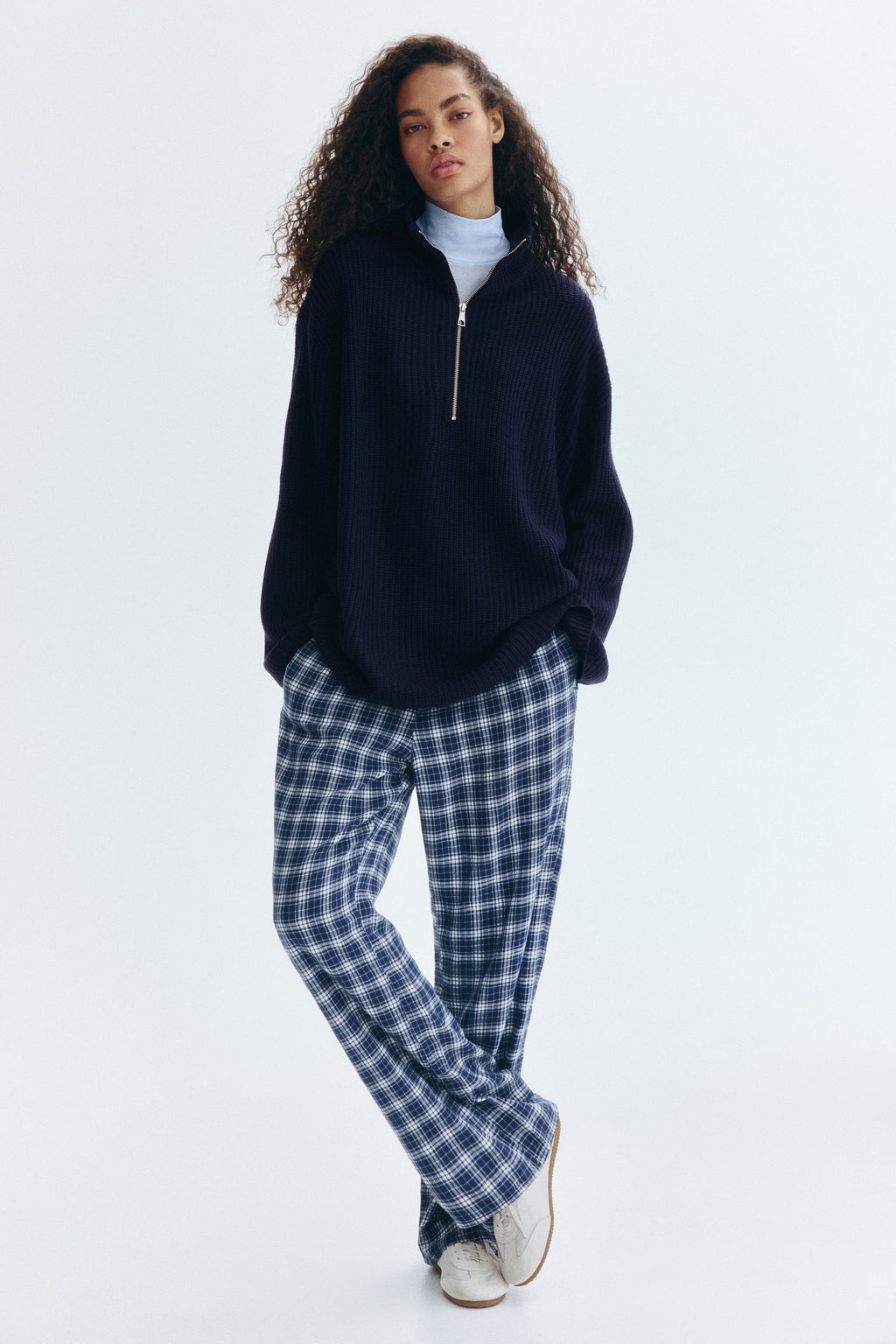 Jersey de punto grueso con media cremallera - H&m фото 4