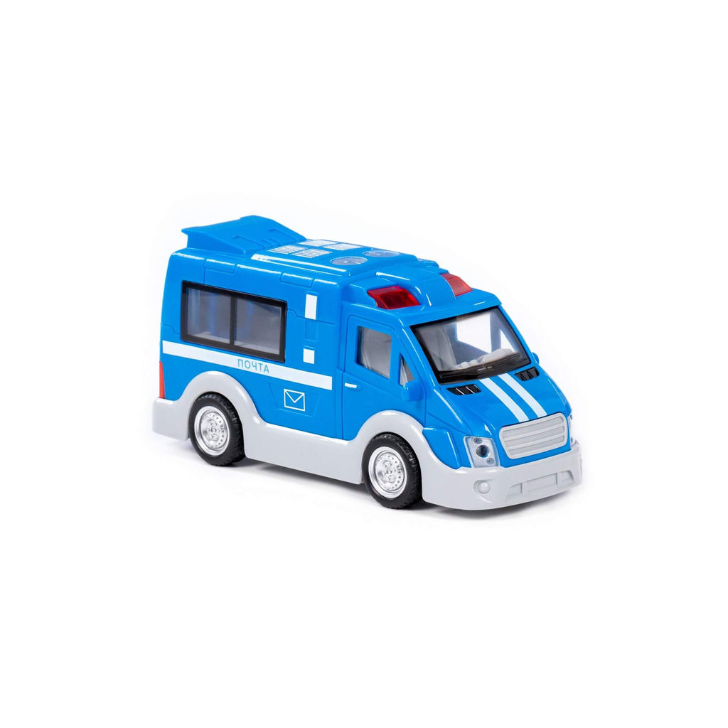 Почта, автомобиль инерционный (со светом и звуком) (в пакете) - Полесье фото 5