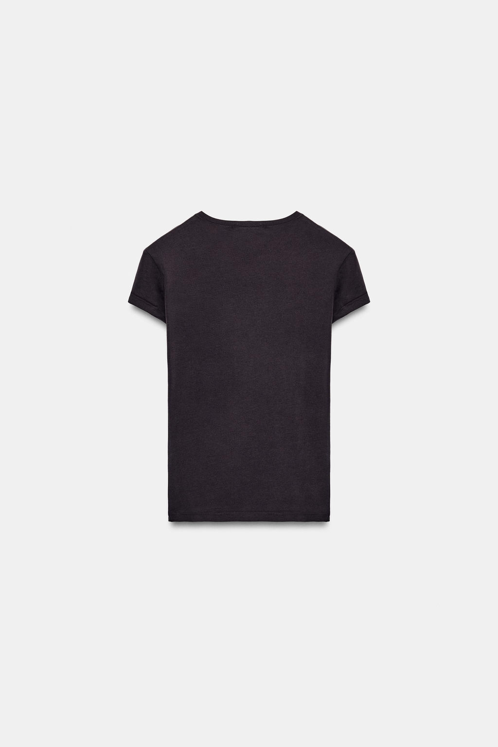 SLIM FIT SHORT SLEEVE T-SHIRT - Zara фото 31