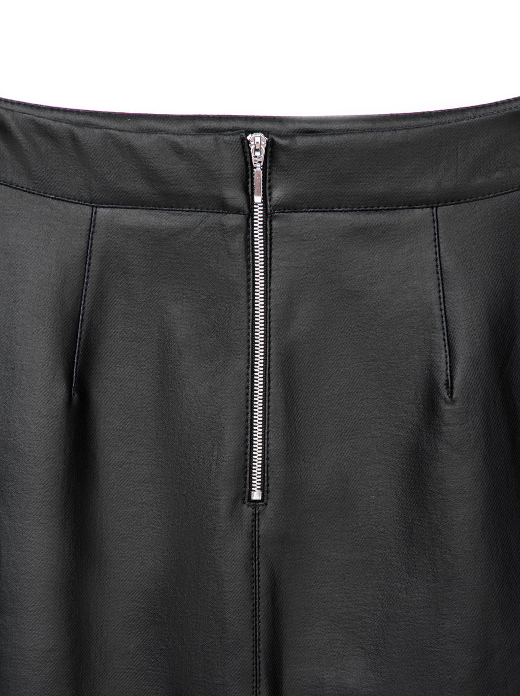 CONTE Юбка А-силуэта с напылением "под кожу" ALLURE black black