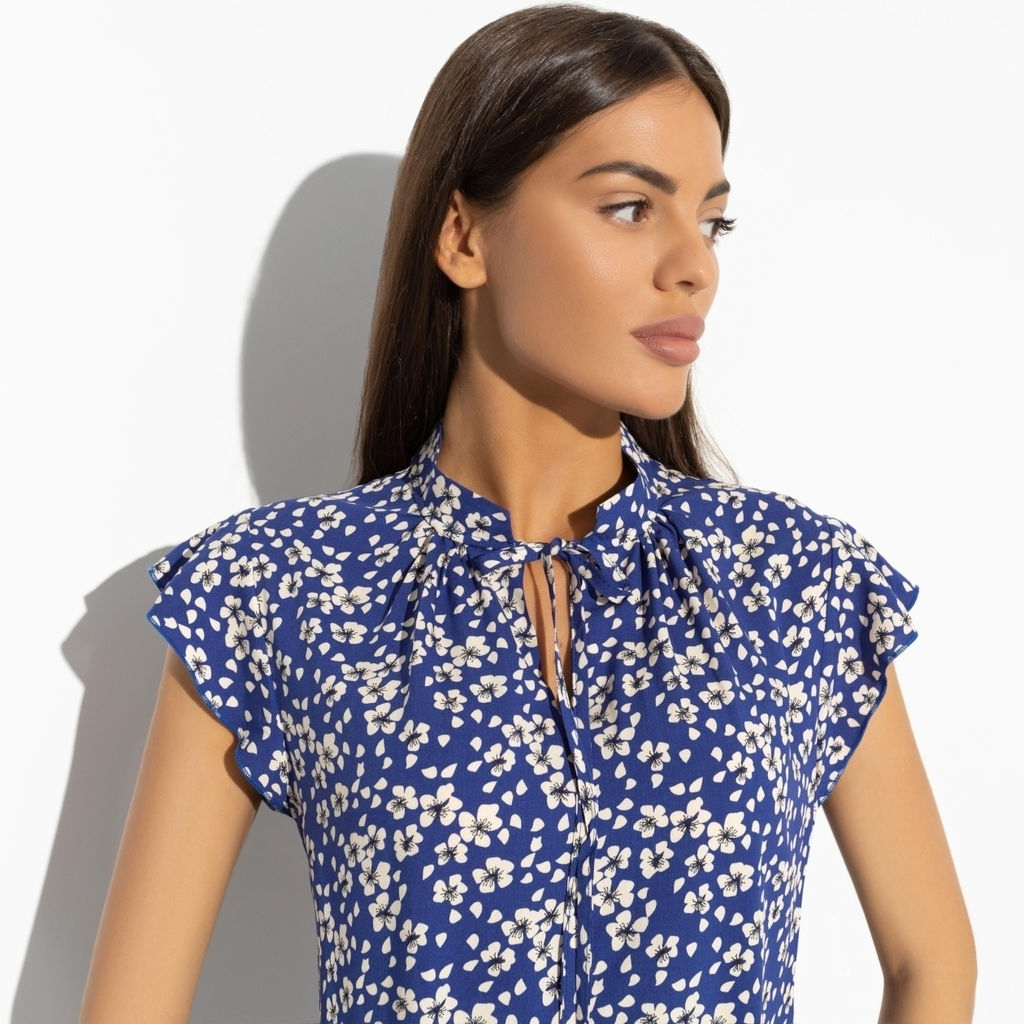 Блуза Свежая подборка (flower) - Charutti фото 9