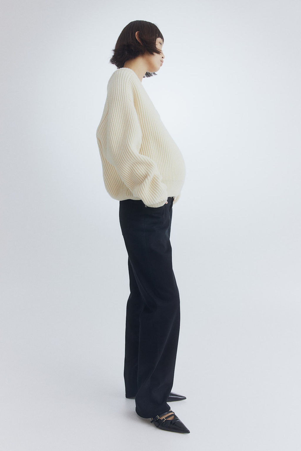MAMA Before & After Straight Low Jeans - H&m фото 3