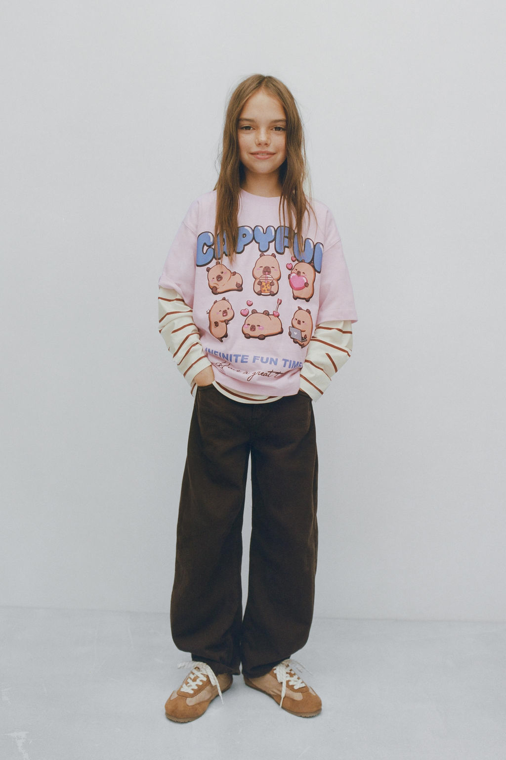 CAPYBARA CAPYFUN PRINT T-SHIRT - Zara фото 5