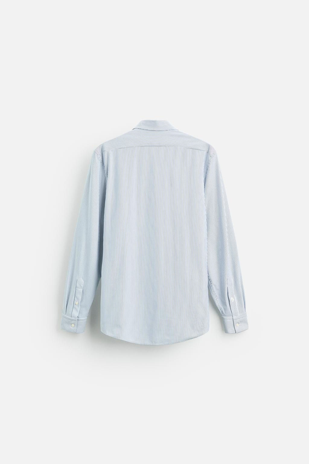 STRIPED STRETCHY SHIRT - Zara фото 7