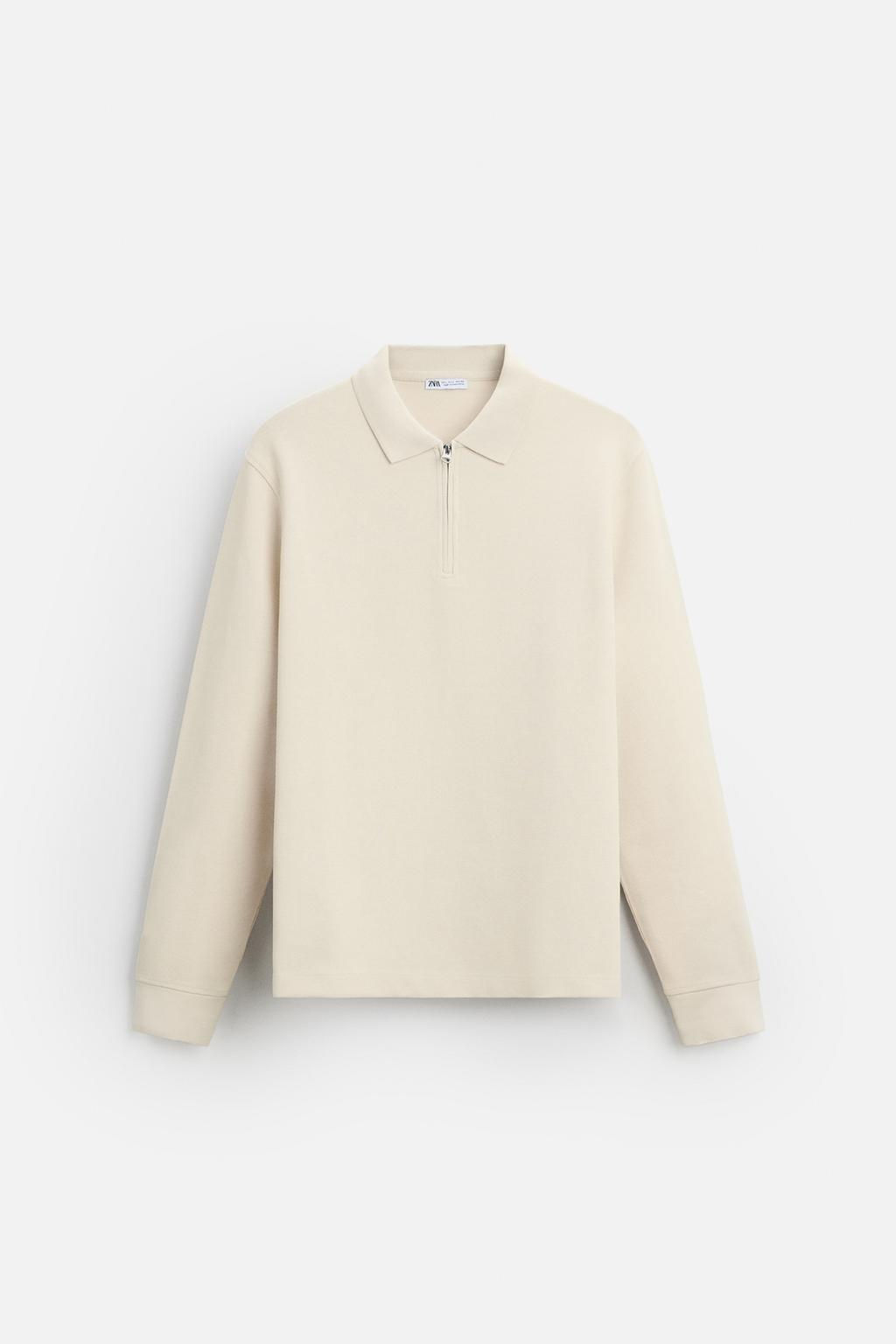 ZIP COLLAR POLO SHIRT - Zara фото 15