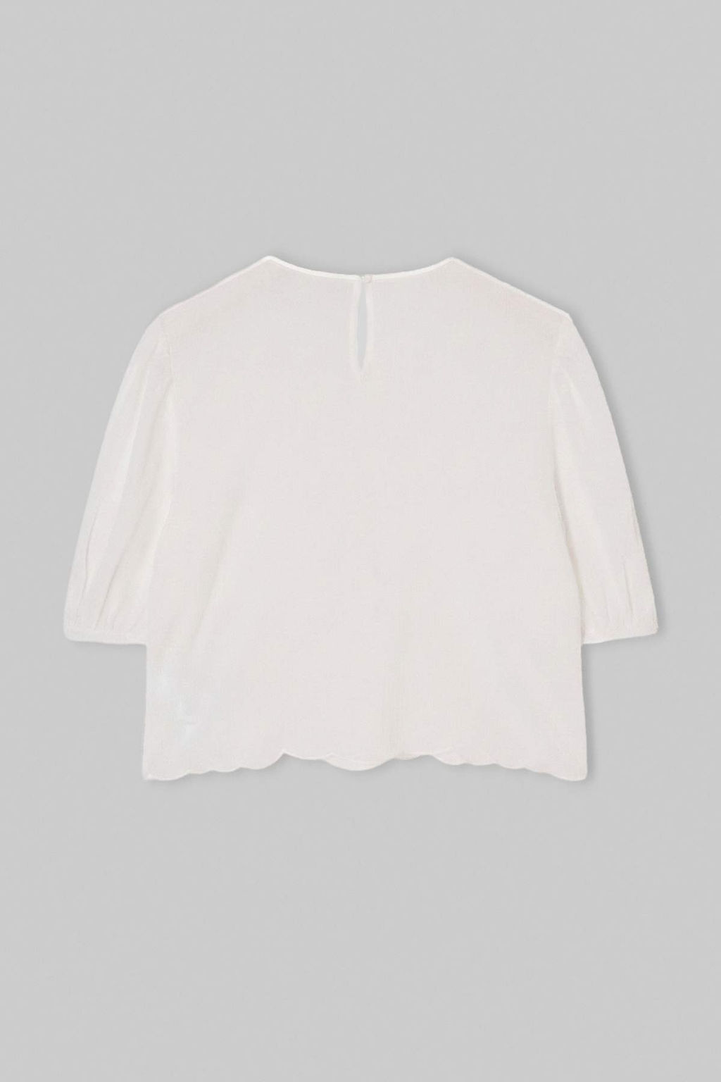 Beyaz %100 Pamuk Brode Bluz TWOSS26BZ00654 - Trendyolmilla фото 7
