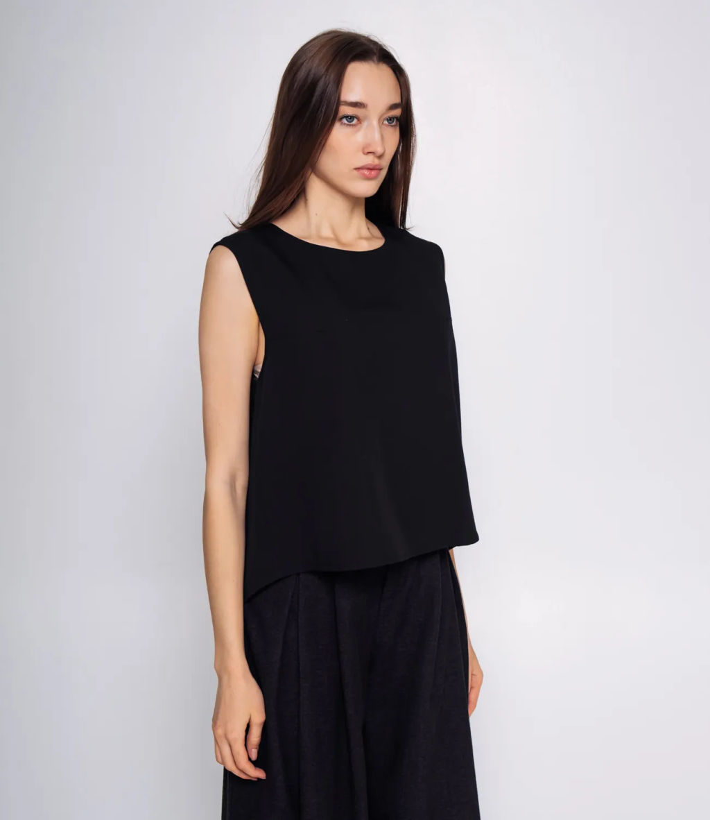 Блуза #КТ2252, чёрный