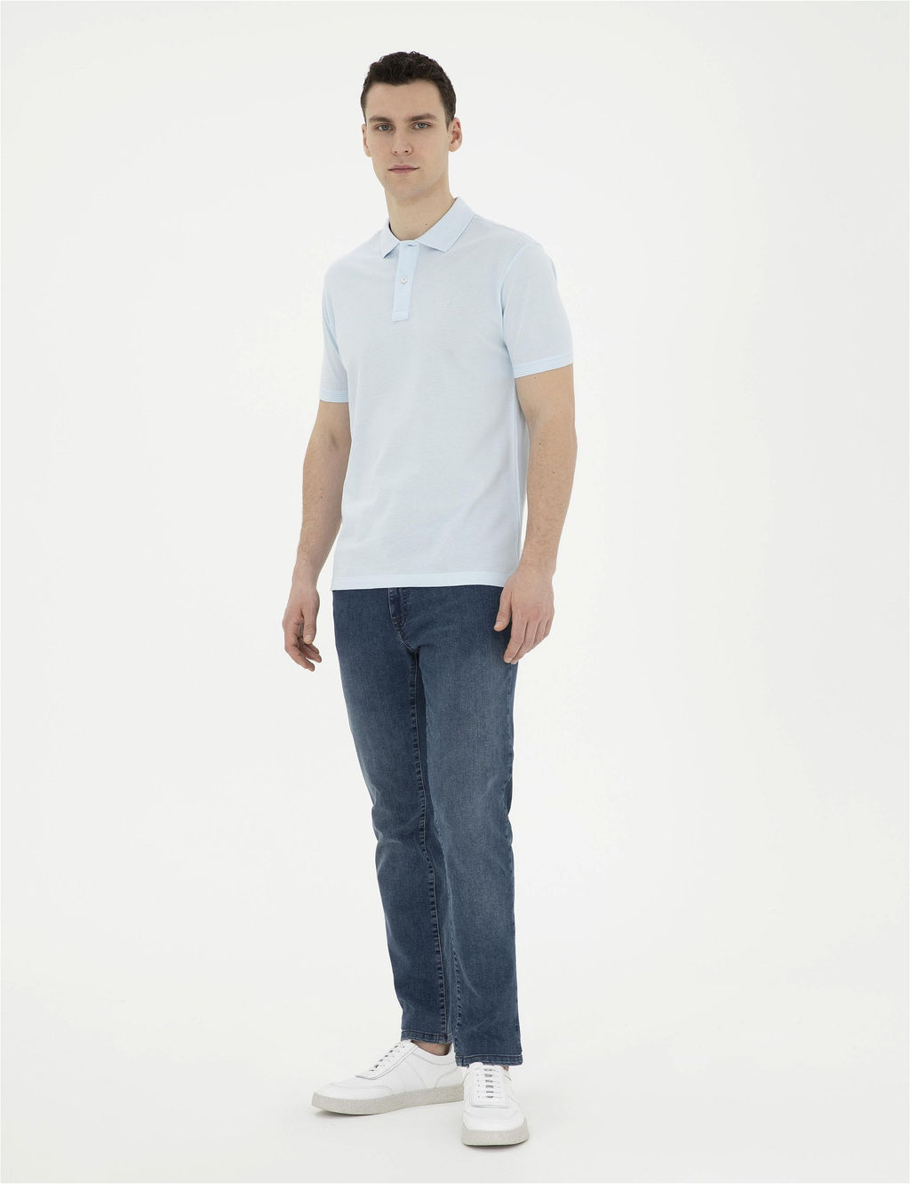 A__k Mavi Slim Fit Basic Ti__rt
