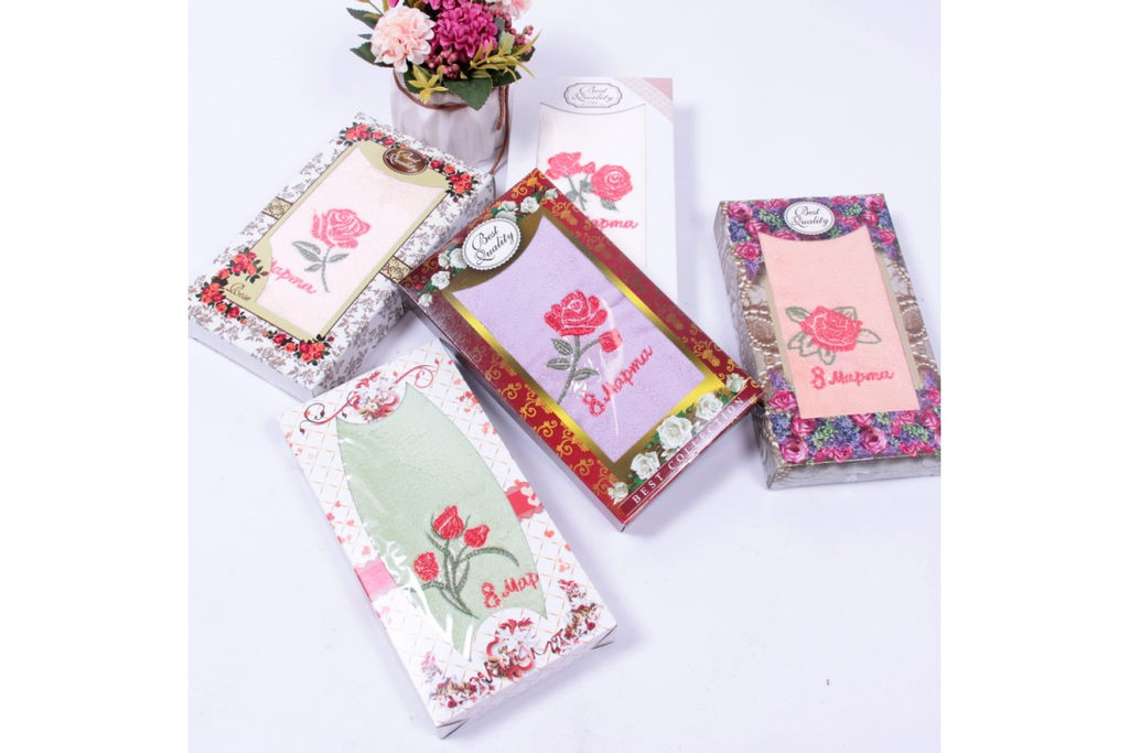 Полотенце микрофибра 3834 в шоколадке Р