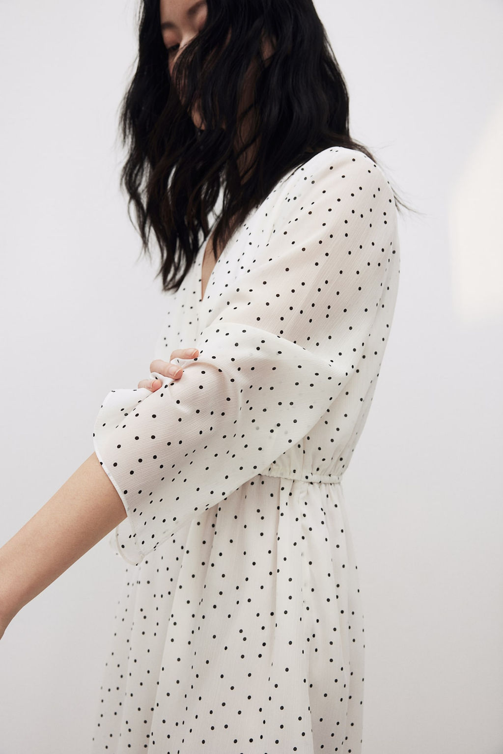 MAMA Vestido de lactancia de gasa - H&m фото 4