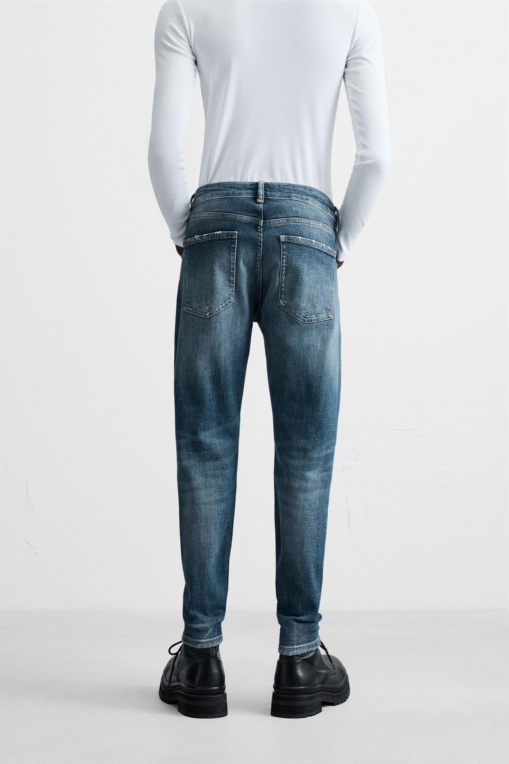 RIPPED SKINNY FIT JEANS - Zara фото 3