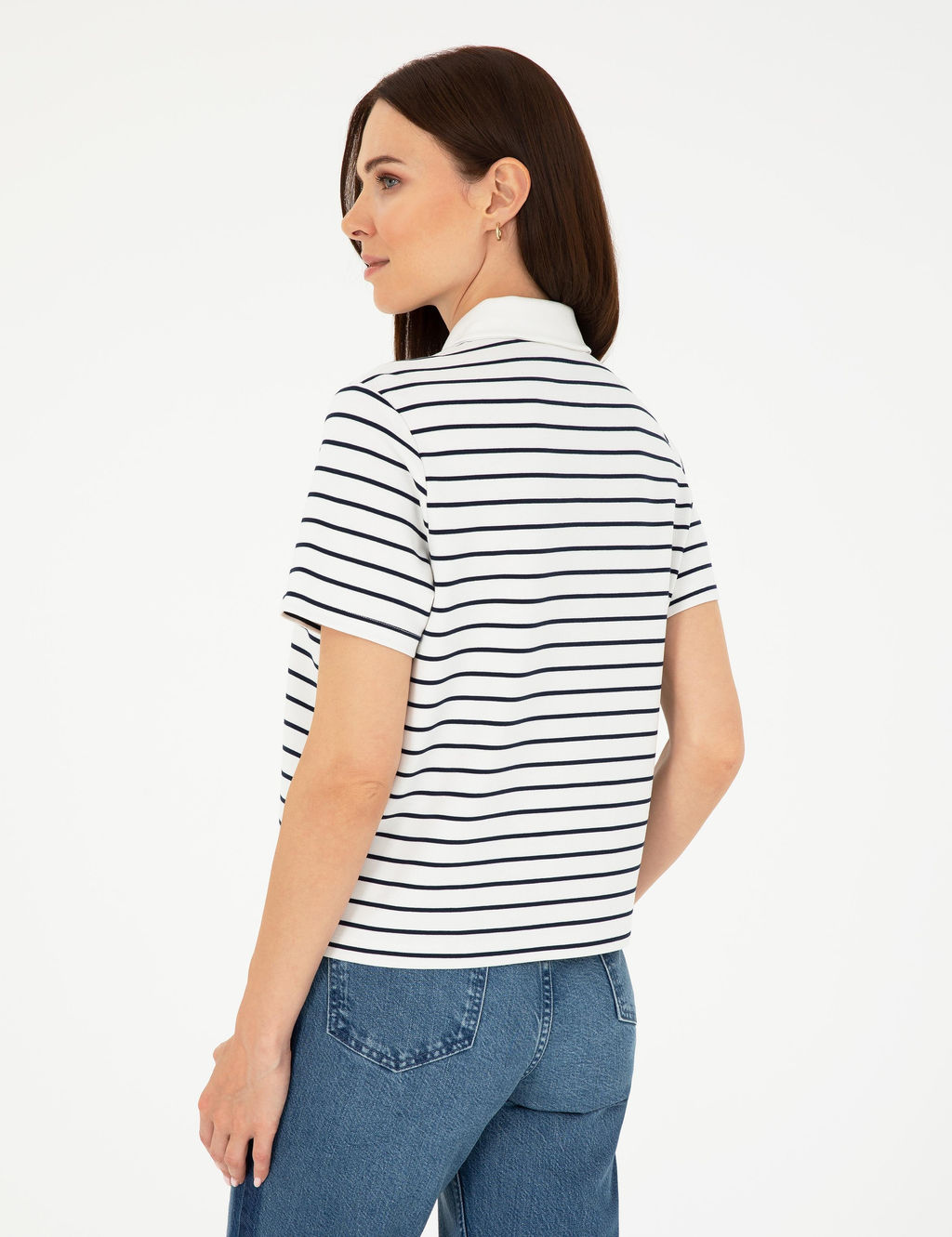Ekru Regular Fit Polo Yaka Ti__rt - Pierre cardin фото 5